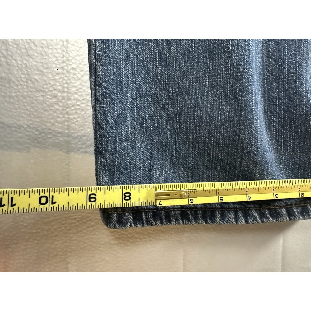 Denizen From Levis 281 Jeans 36x27 Straight Fit Denim Men's Size Blue Dirty Wash - Picture 9 of 15